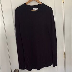 Velvet by Graham & Spencer Black Crew Neck Long Sleeve Dress